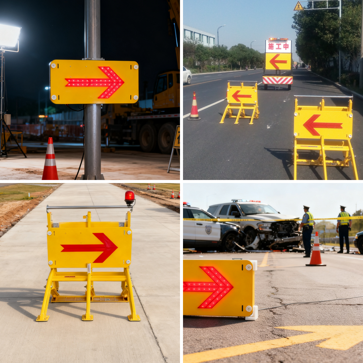 LED Arrow Board suitable for in traffic management and road construction projects offering high visibility and operation