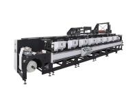 Machine d'impression d'étiquettes autocollantes flexo 8 couleurs automatique à grande vitesse avec caméra vidéo