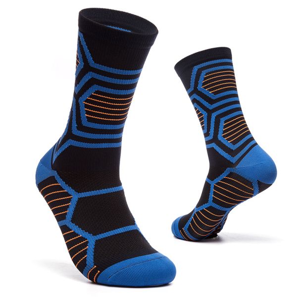 Polyester Custom Printed Basketball Socks sweat absorbent