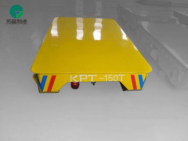 Heavy Duty Rail Motor Car For Workshop Material Handling In Plastic Mold Plant