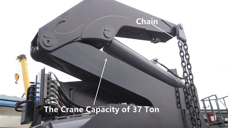 Контейнер для боковой погрузки 40 т Транспортный боковой погрузчик Прицеп самонагружающийся прицеп