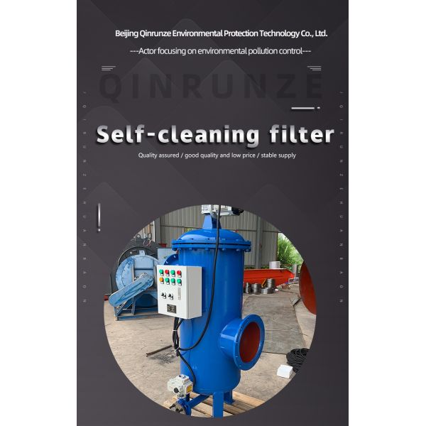 Filtros de acero al carbono y acero inoxidable autolimpiantes para descarga automática de aguas residuales