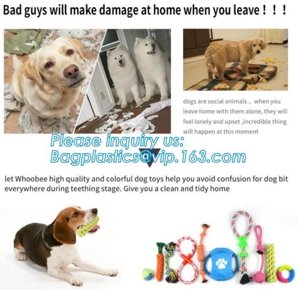DOG ACCESSORIES, DOG ROPE ROY SET, COTTON ROPE, DOG BITE, MADE UP NON-TOXIC COTTON, RESISTANCE TO BITE MATERIALS, WHOOBE