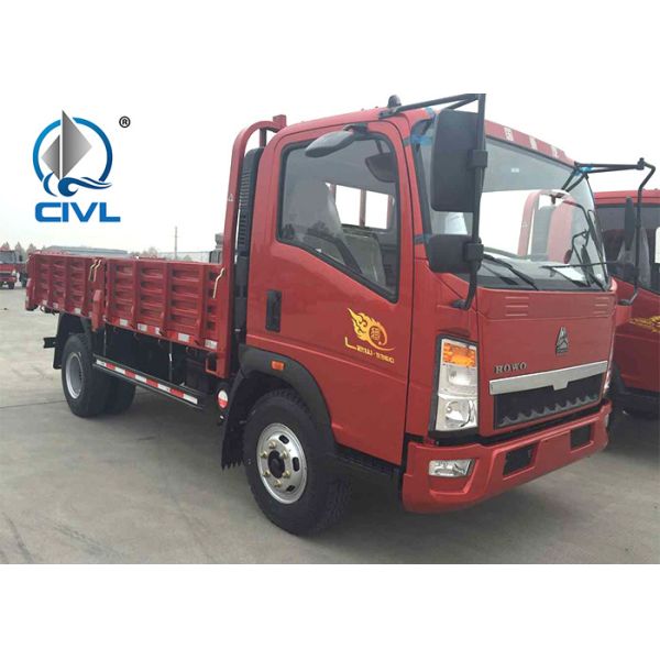 HOWO 4T Light Duty Commercial Trucks Commercial Box Truck ISO