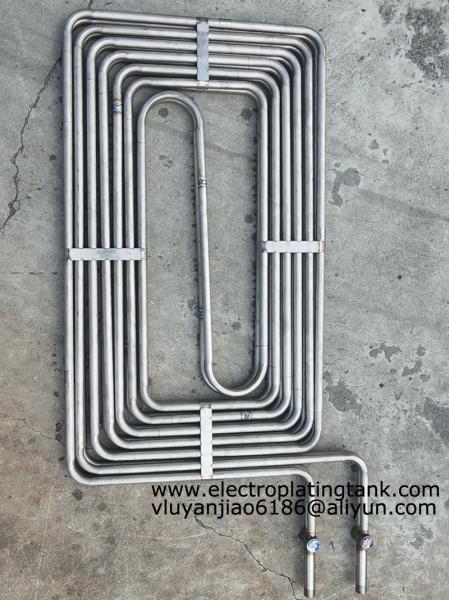 Stainless Steel 304/316/316L Tube Structure Titanium Cooling Coil For Tube Heat Exchanger
