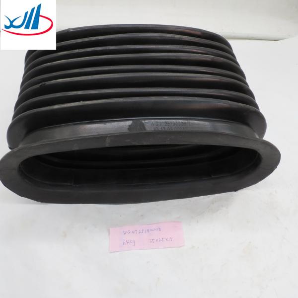 Original Truck Parts Air Intake Pipe WG9725190008 Flexible Rubber Air Intake Bellows