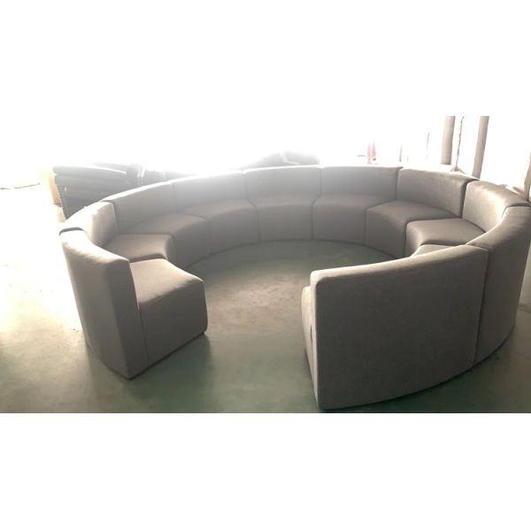 Custom Made Banquette Seating Furniture PU Restaurant Booth Seating Soft Sofa Bench