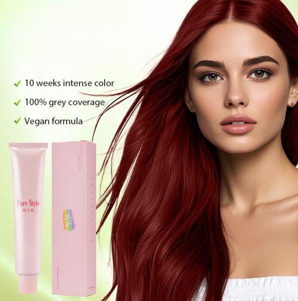 Purestyle Professional Salon Hair Color Cream Dye 100ml Ammonia Free Hair Dye Natural Formula OEM