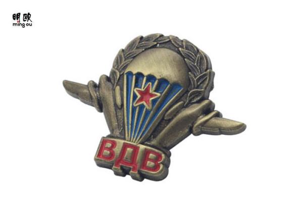 Zinc Alloy Material Army Label Pins And Badges , Antique Tin Us Military Lapel Pins