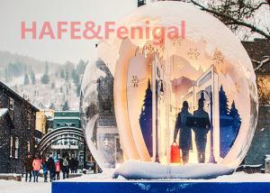 atmosfera festiva de duração impermeável do inverno do balão inflável da decoraç