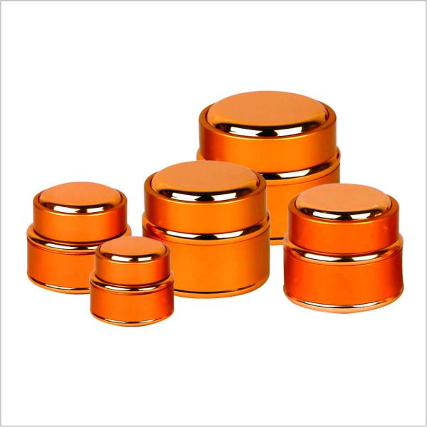 pacote cosmético do frasco de creme de alumínio de 7g 15g 20g 30g 50g em volta de MSDS