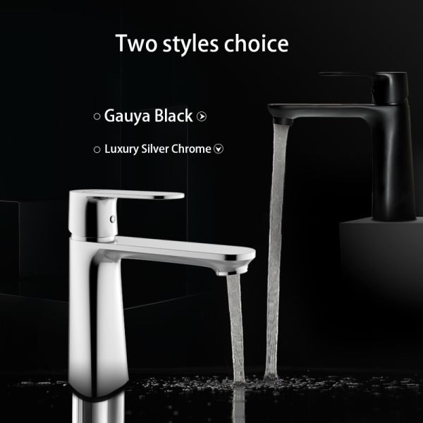 ARROW Contemporary Single Hole Deck Mounted Brass Bathroom Faucet with Ceramic Valve Core and 5 Year Warranty