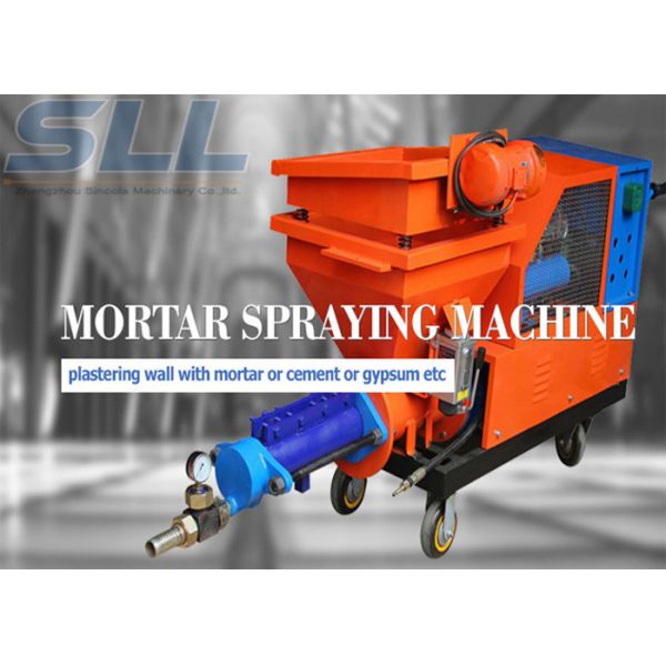 Small agitator noise diesel transport engine plastering machine
