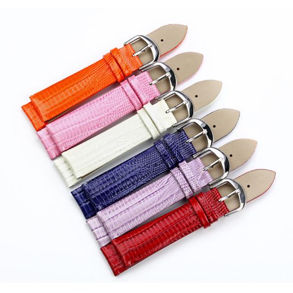 Genuine True Leather Watchband Lizard Skin Pattern Watch Band Cow Leather Straps 14 16 18 20mm Pin Buckle Watch Strap Or