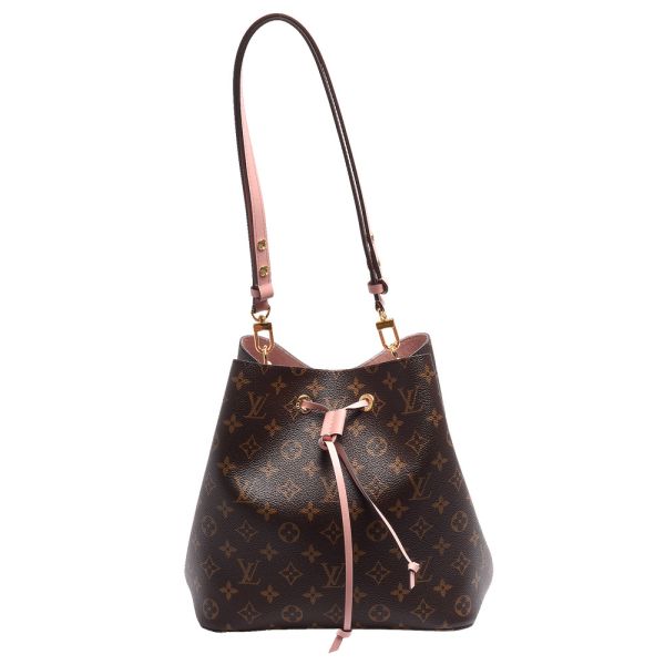 Кожаная сумка вензеля черноты Louis Vuitton NéOnoé Mm отделки