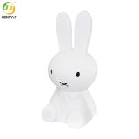 Lampe blanche de lapin de matériel à télécommande de PE de RVB Dimmable pour la chambre à coucher