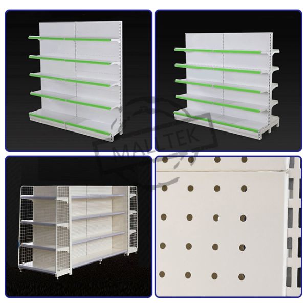 Стальные стойки для витрины магазина легко собрать 60 кг грузоподъемности на уровне