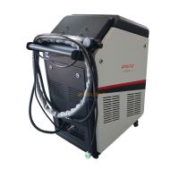 Machine de nettoyage au laser pulsé de 500 W pour éliminer les taches de peinture et d'huile