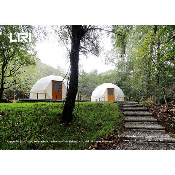 Geodesic Dome Round Glamping Hotel Resort Tents Platform