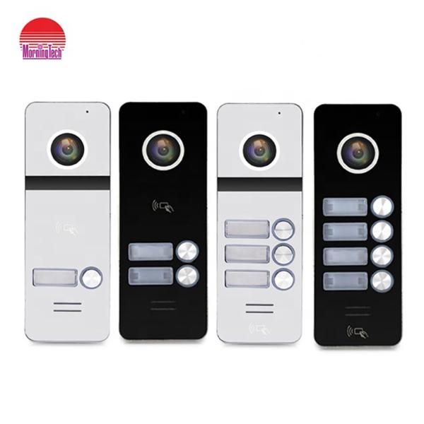 Video door bell app remote unlock door phone two way talking door intercom touch screen intercom system