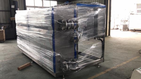 Egg Liquid Sterilization Pasteurizer Machine SUS316 With Pipe White 3-4T/H