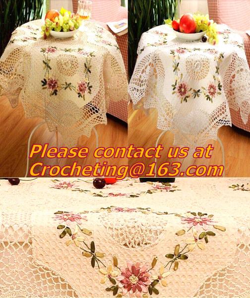 80cm Round cotton crochet tablecloth, Tablemat, Corcheted Lace Table linen, Tablecloth