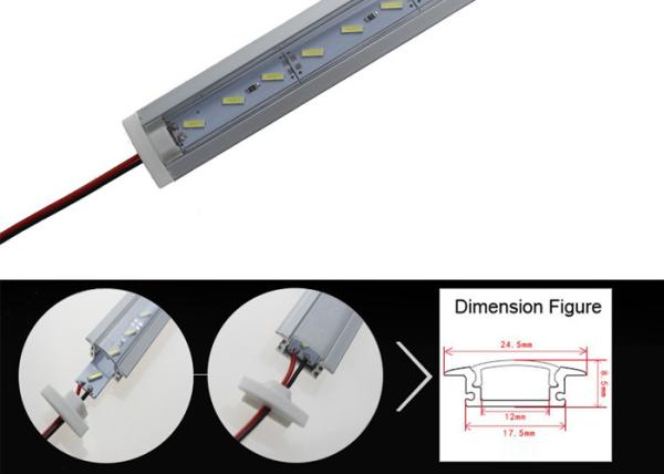 SMD 5630 5730 Rigid Led Light Strip RGB 1500lm 60 Leds/M Waterproof