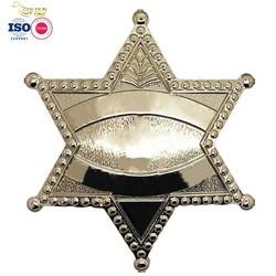 Custom Soft Enamel Pin Badges , Plated Gold Electroplating Metal Star Badge For Gift