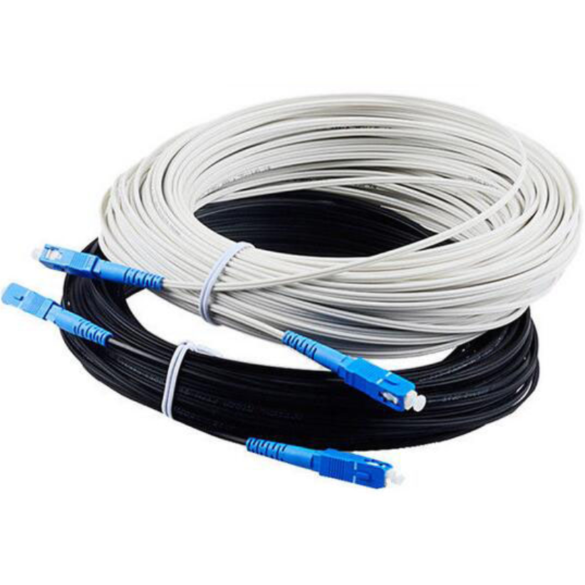 Куртка кабеля падения LSZH оптического волокна прочности FTTH Kfrp