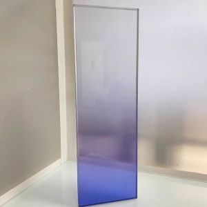 5 1.14PVB 5mm Laminated Gradient Frosted Glass Office Building Fireproof Partition Wall System