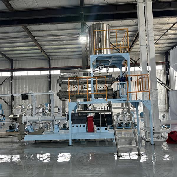 Machines d'extrudeuse d'aliment pour animaux familiers de vis de jumeau d'extrudeuse de granule d'alimentation avec du CE approuvé