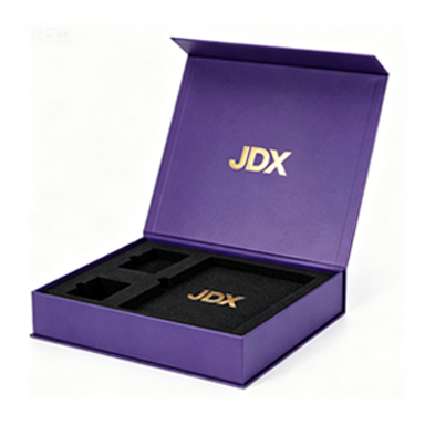 Luxury Custom Magnetic Book Shaped Gift Box Eco Friendly Full Color Printing