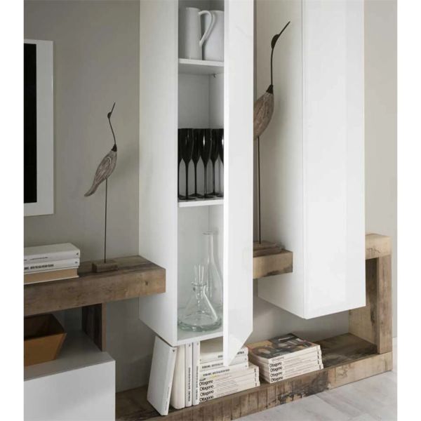 Подгонянный блок ТВ мебели древесины живущей комнаты легкий собранный деревянный с хранением