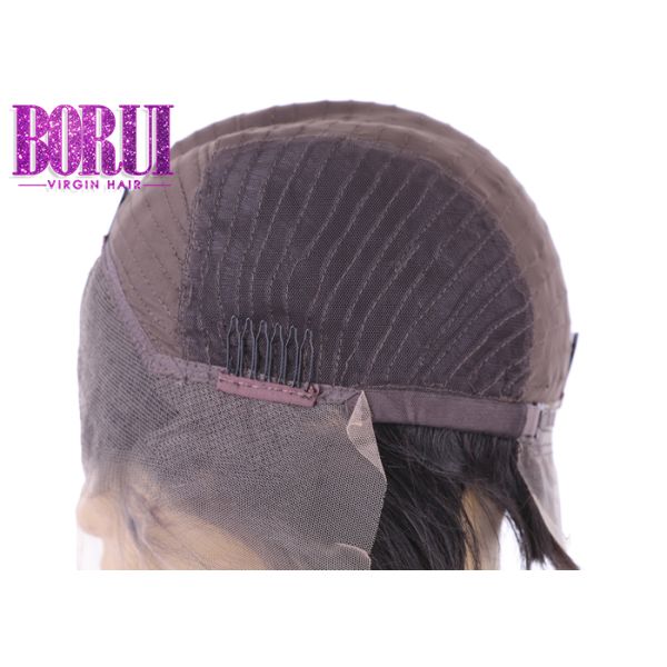 Короткий парик фронта шнурка Боб, Пре общипанный естественный Пиксие парика волосяного покрова прямо