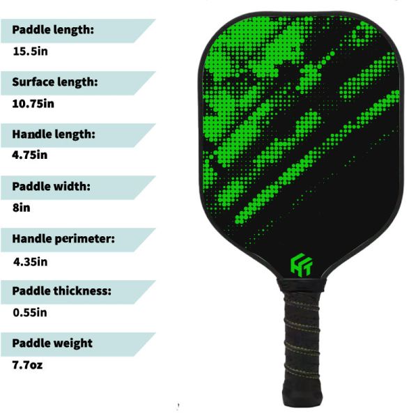 Upgrade to a Fiberglass Pickleball Paddle Set for Unmatched Performance 40*19.8*1.4cm