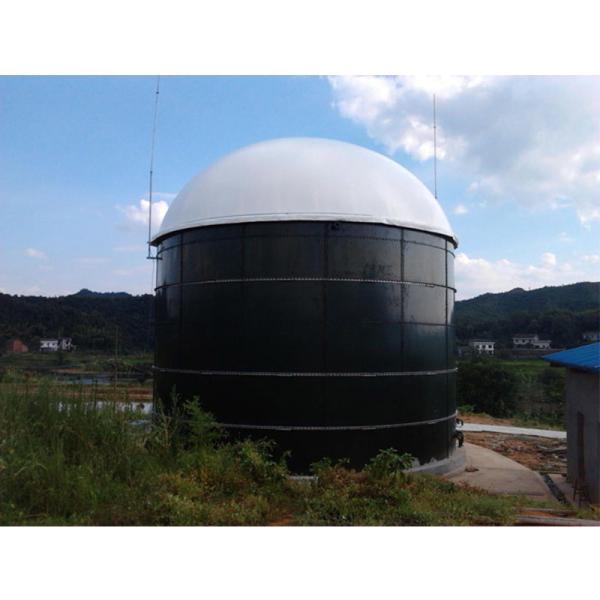 Equipamento anaeróbico do reator da eficiência elevada no projeto da planta do biogás