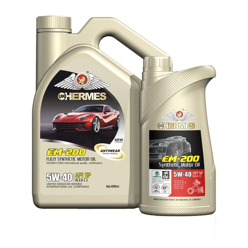 EM-200 API SP 5W-40 ACEA C3 Ester Full Synthetic Gasoline Engine Oil 4L