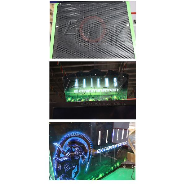 42 Inch HD LCD Screen Aliens Arcade Machine Shooting gun simulator laser shooting game machine