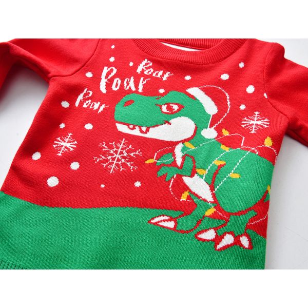 Kid Christmas Sweater Children'S Knit Sweater Winter Children'S Clothing