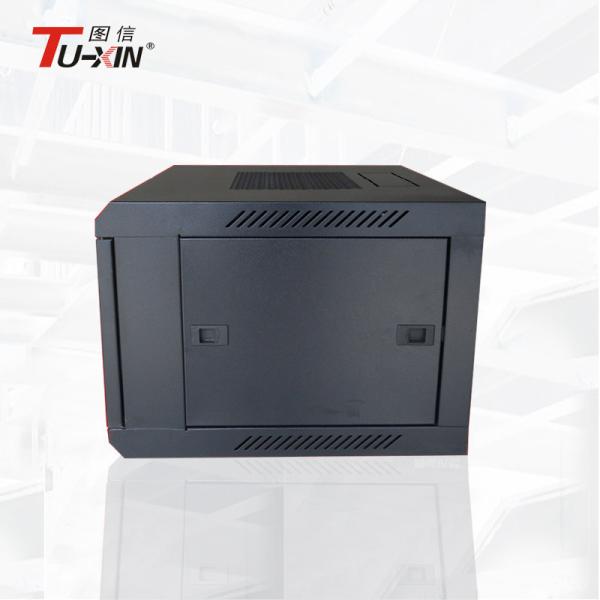 19 Inch  Wall Mount Network Cabinet  600mm *600mm * 6U Stable Structure Anti - Vibration