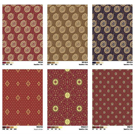 Durable Commercial Flooring 100 Polypropylene Material Jacquard Style