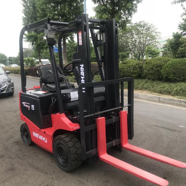 High cost-effective NICHIYU 1.5T Used Battery Forklift For Efficient Material Handling