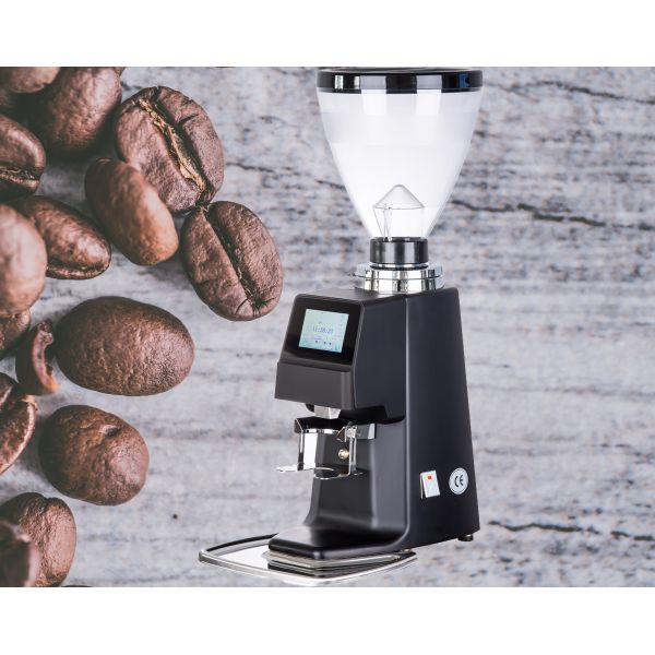 64mm Flat Burr Coffee Grinder Touch Screen Espresso Coffee Bean Grinder Machine