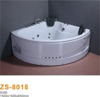 Bañera combinada exenta de acrílico elegante con chorros de aire y agua para renovaciones de baños de alta gama