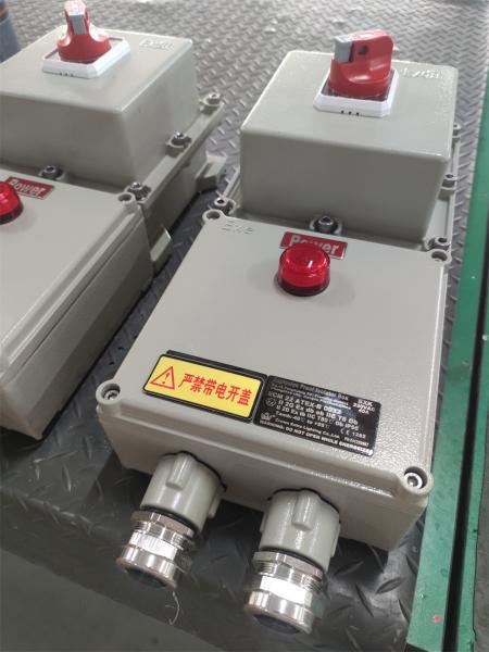 Isolador a prueba de explosión ATEX Caja IP66 Anticorrosión Aluminio de grado aeroespacial para montaje en pared Ex d e para gas marino Medio ambiente petroquímico