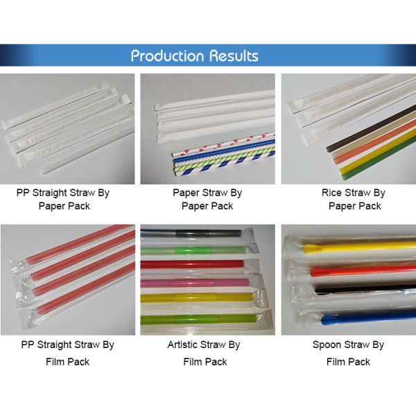 High Speed Paper Straw Packaging Single Straw Packaging Machine