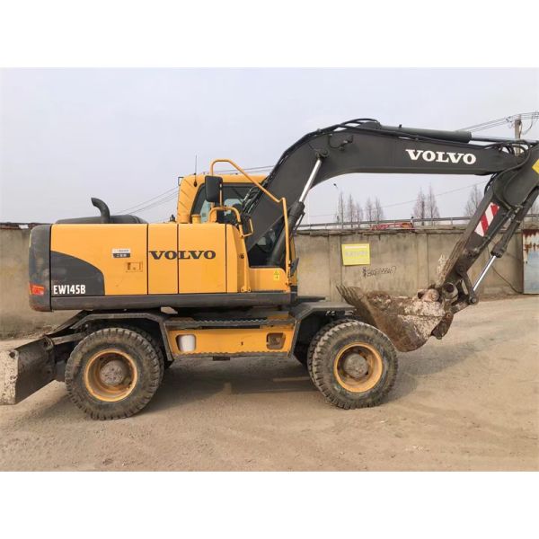 High Quality Original Used Excavator Volvo 145B Wheel Excavator