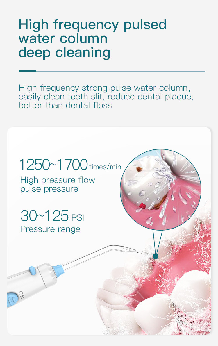 Комбинированные зубы Flosser воды Countertop электрической зубной щетки IPX4 забеливая 600ml