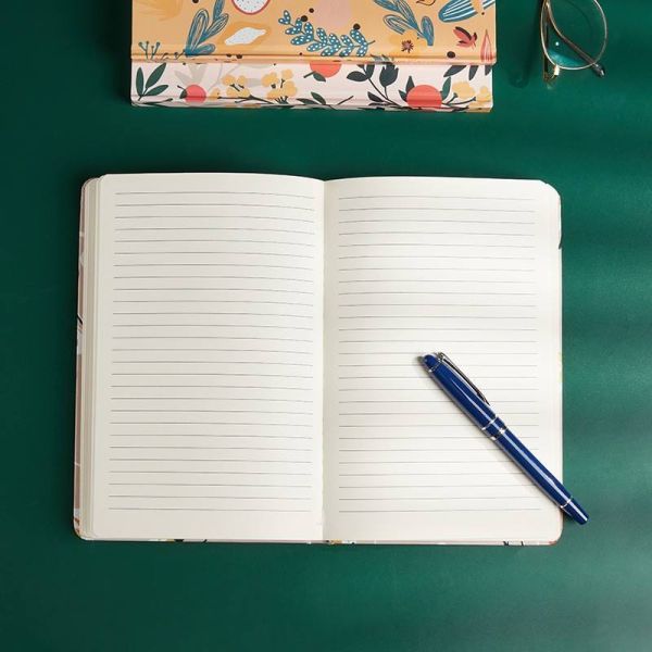 Premium Custom Printing A5 Hardcover Lay Flat 100GSM Dotted Lined Grid Journal Notebook With Elastic Strap