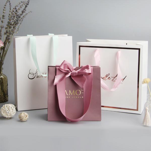Pantone Color Soft Touch Coating Custom Printed Gift Bags